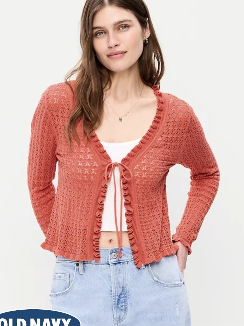 Old Navy Tie-Front Cardigan